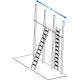 Лестница для стеллажей, со ступенями подвесная  Krause Stabilo 6 ступеней 125163