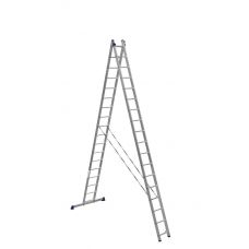Двухсекционная лестница Алюмет 2х17 серия HS2