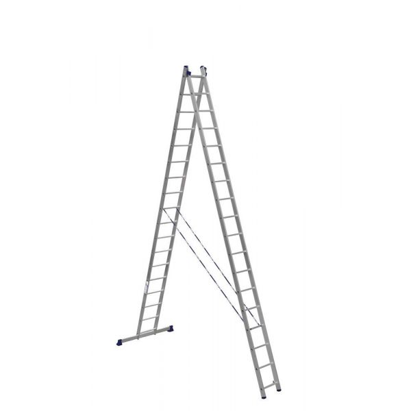  Двухсекционная лестница Алюмет 2х17 серия HS2