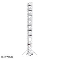 Вышка модульная алюминиевая Megal ВМА 700-22