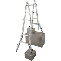 Лестница Krause TeleVario 4x4 129970 шарнирная телескопическая