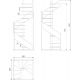  Деревянная межэтажная лестница ЛЕС-1,2 ВУ (поворот 360°) универсальная