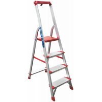 Стремянка NV3118 Новая Высота 4 ступени с лотком