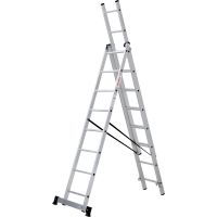 Трехсекционная лестница Новая Высота NV1230 3х8