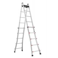 Телескопическая алюминиевая лестница Svelt SCALISSIMA 10+10 R