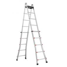 Телескопическая алюминиевая лестница Svelt SCALISSIMA 10+10 R