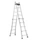  Телескопическая алюминиевая лестница Svelt SCALISSIMA 10+10 R