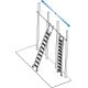 Лестница для стеллажей, со ступенями для кругой шины Krause Stabilo 13 ступеней 819383