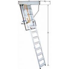 Чердачная лестница Minka Steel 120x60 (мансардная)