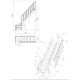  Деревянная межэтажная лестница ЛЕС-07 левозаходная (поворот 90 градусов)