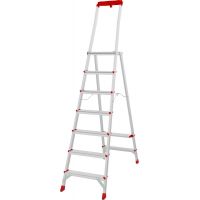 Стремянка Новая Высота NV 3135 с лотком-органайзером и большой верхней площадкой 7 ступеней