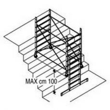Опора для лестничного марша RAPIDO 166