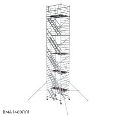 Вышка модульная алюминиевая Megal ВМА 1400 Л/11