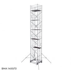 Вышка модульная алюминиевая Megal ВМА 1400/13