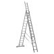 Купить трехсекционую алюминиевую лестницу Cagsan Турция 3х14 в Санкт-Петербурге
