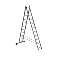 Двухсекционная лестница Алюмет 2х11 алюминиевая