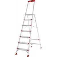 Стремянка Новая Высота NV 3138 с лотком-органайзером и большой верхней площадкой 7 ступеней