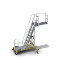 Вышка-стремянка алюминиевая Megal ВСА-4.2Н2 (2,8-4,2) для нефтяной промышленности