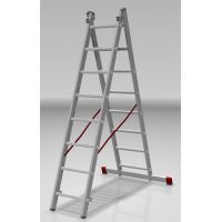 Лестница двухсекционная индустриальная Новая Высота NV 5220 артикул 5220208